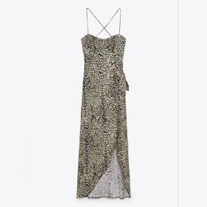 Leopard Print Zara Midi Dress